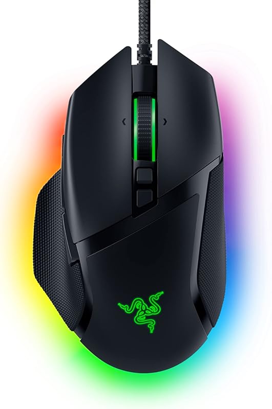 Razer Basilisk V3 Ergonomic Gaming Mouse with Customizable Chroma RGB,