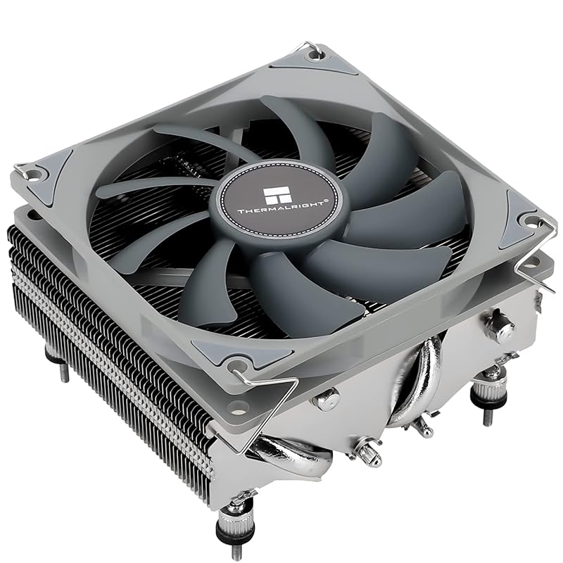 Thermalright AXP-90 X53 low-profile cooler with 90mm PWM fan, 4 heat p