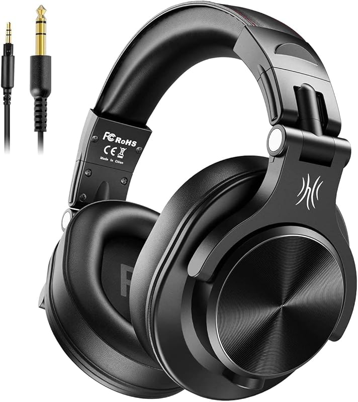 OneOdio A71 Hi-Res Studio Headphones: Wired Over-Ear with SharePort, F
