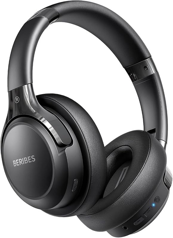 BERIBES Over-Ear Bluetooth Headphones with 65-Hour Battery, 6 EQ Modes