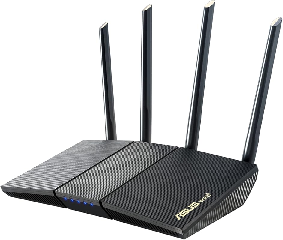 ASUS RT-AX1800S WiFi 6 Router - Dual Band, Subscription-Free Security,