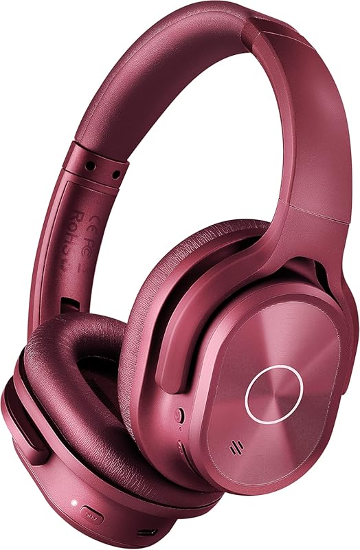 ZIHNIC ANC Headphones with 40H Wireless Bluetooth, Deep Bass Hi-Fi Sou