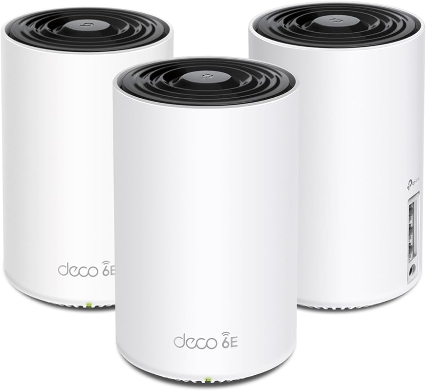 TP-Link Deco XE75 Tri-Band WiFi 6E Mesh: 7200 sq. ft., AI-Driven, 6GHz