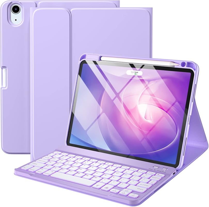 Harvopu Backlit Detachable Keyboard Case for iPad Air 11-inch (M4/M3/M