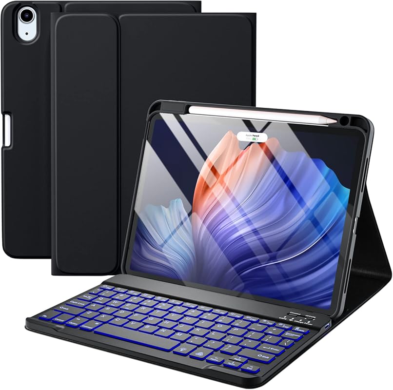 Harvopu Backlit Detachable Keyboard Case for iPad Air 11-inch (M4/M3/M