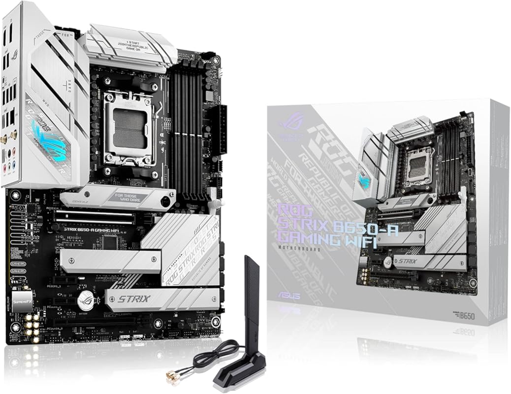 ASUS ROG Strix B650-A AMD AM5 ATX Gaming Motherboard with WiFi 6E, DDR