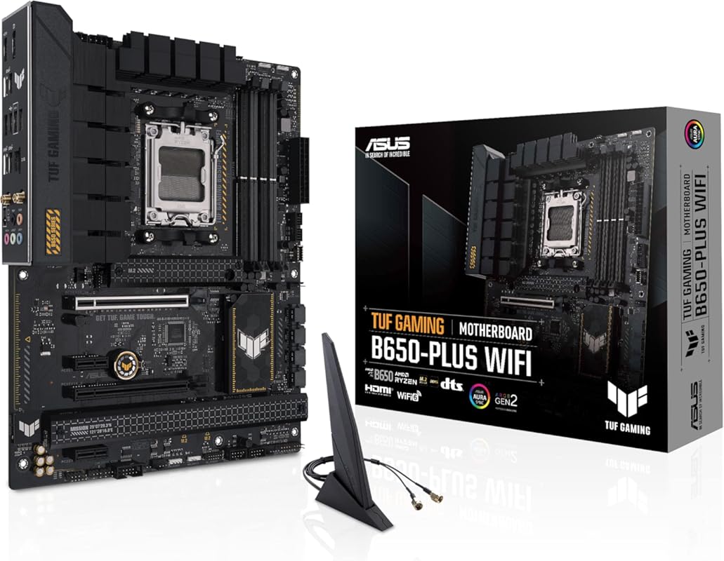 ASUS TUF Gaming B650-PLUS WiFi ATX Motherboard: AMD AM5 for Ryzen 9000