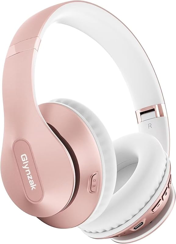 Wireless Over-Ear Bluetooth Headphones with 65-Hour Playtime, HiFi Ste