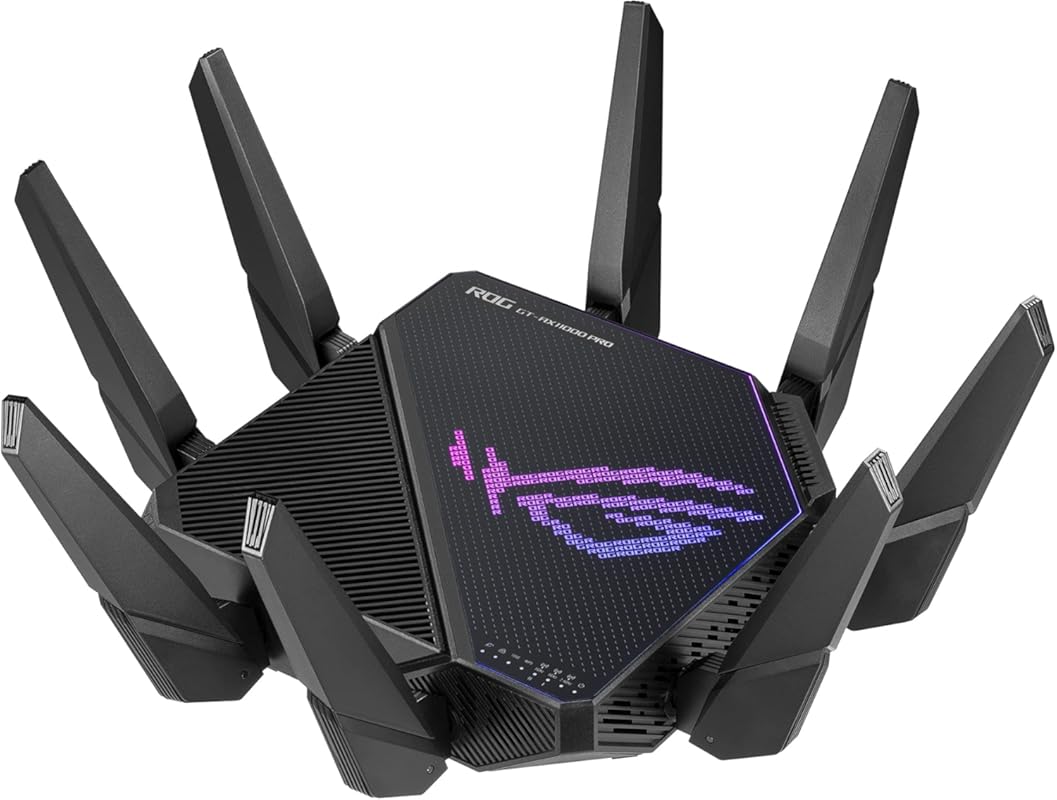 ASUS GT-AX11000 Pro Wi-Fi 6 Tri-Band Gaming Router: 10G/2.5G, RangeBoo