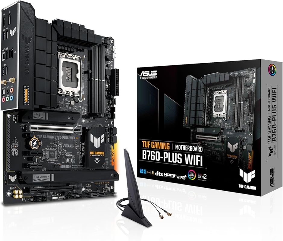 ASUS TUF GAMING B760-PLUS WIFI ATX Motherboard Intel 12th-14th Gen DDR