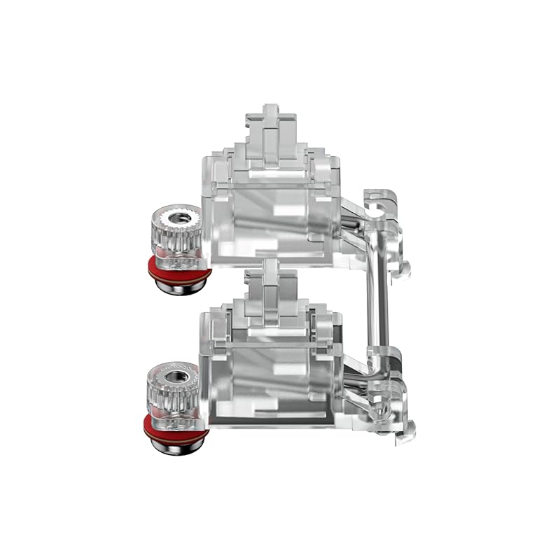 GATERON PC Screw-in Crystal Stabilizer RGB Set with 7U 6.25U 2U Sizes 
