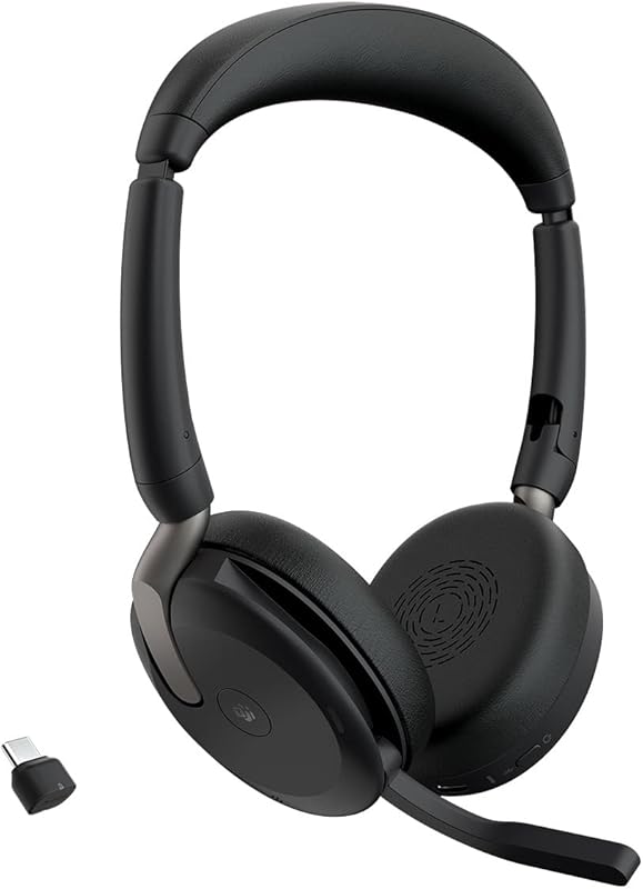 Jabra Evolve2 65 Flex Wireless Stereo Headset Bluetooth, Noise-Cancell