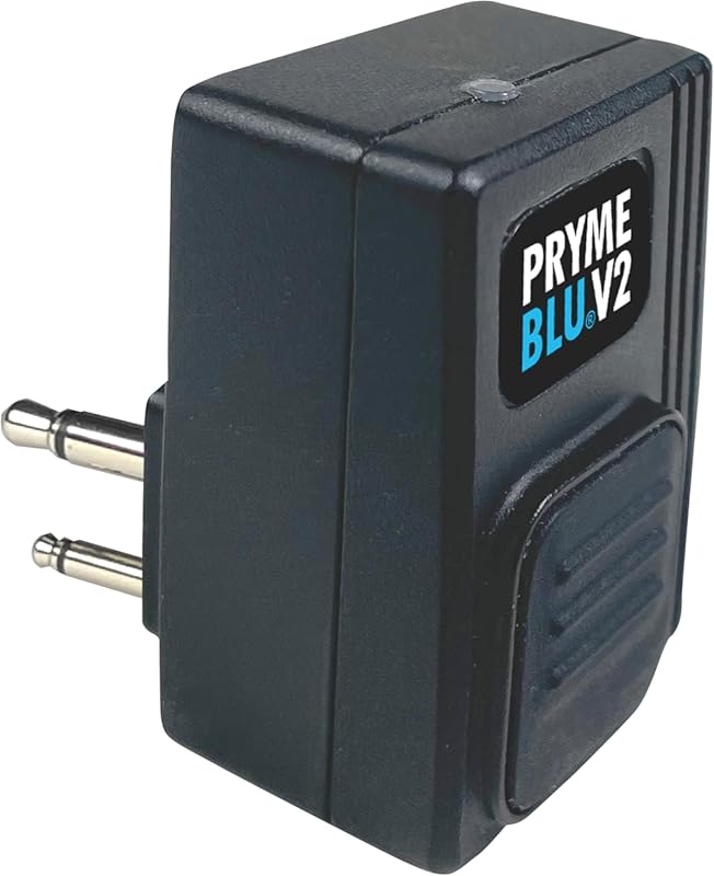 PRYMEBLU BT-503-V2 Bluetooth Wireless PTT Button and Headset Adapter f
