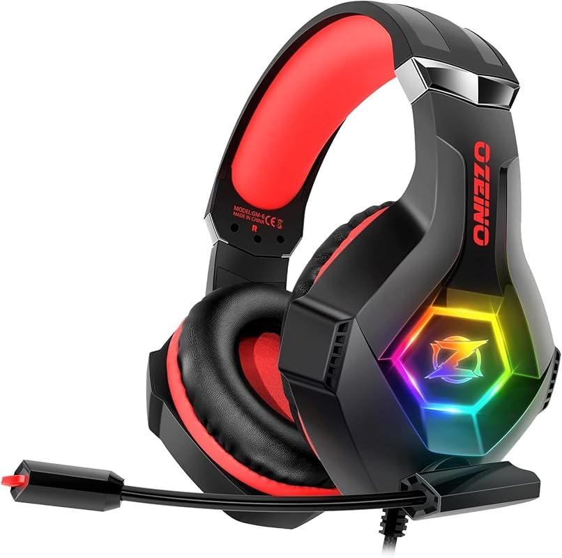 Ozeino Gaming Headset with 7.1 surround sound for PC, PS4, PS5, Xbox S