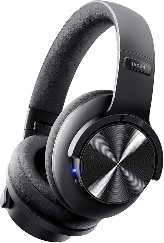 Picun B8 Bluetooth Over-Ear Headphones with 120-Hour Playtime, 3 EQ Mo
