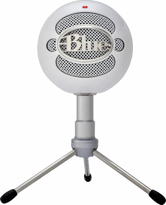 Logitech for Creators Blue Snowball iCE USB Microphone - White, Renewe