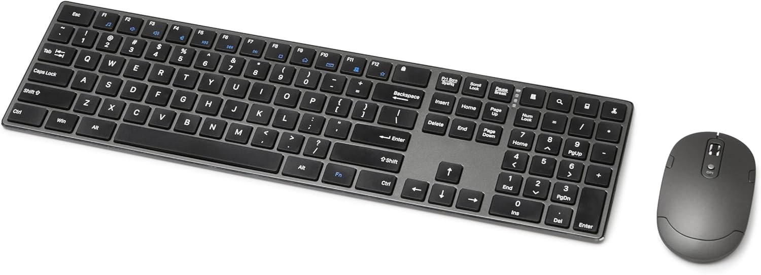 Amazon Basics Ultra Premium Wireless Keyboard and Mouse Combo: Recharg