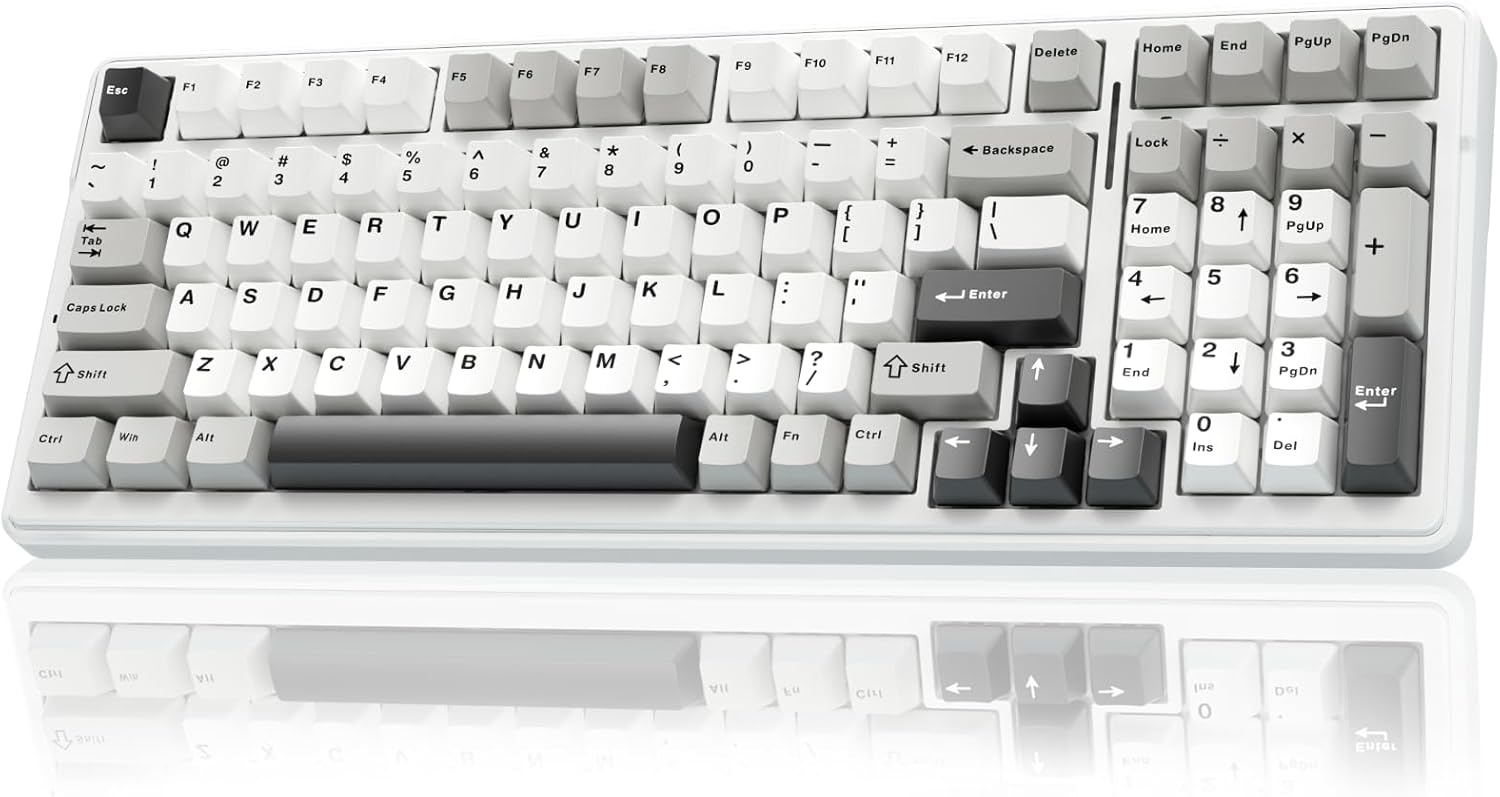 AULA F99 Tri-Mode Wireless Mechanical Keyboard with Hot Swappable Pre-
