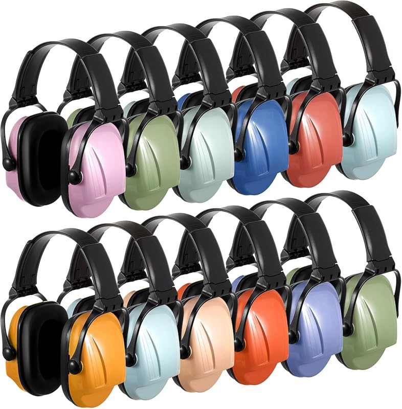 Amylove 12 Pcs Kids Ear Protection Headphones Bulk, 27dB Noise Reducti