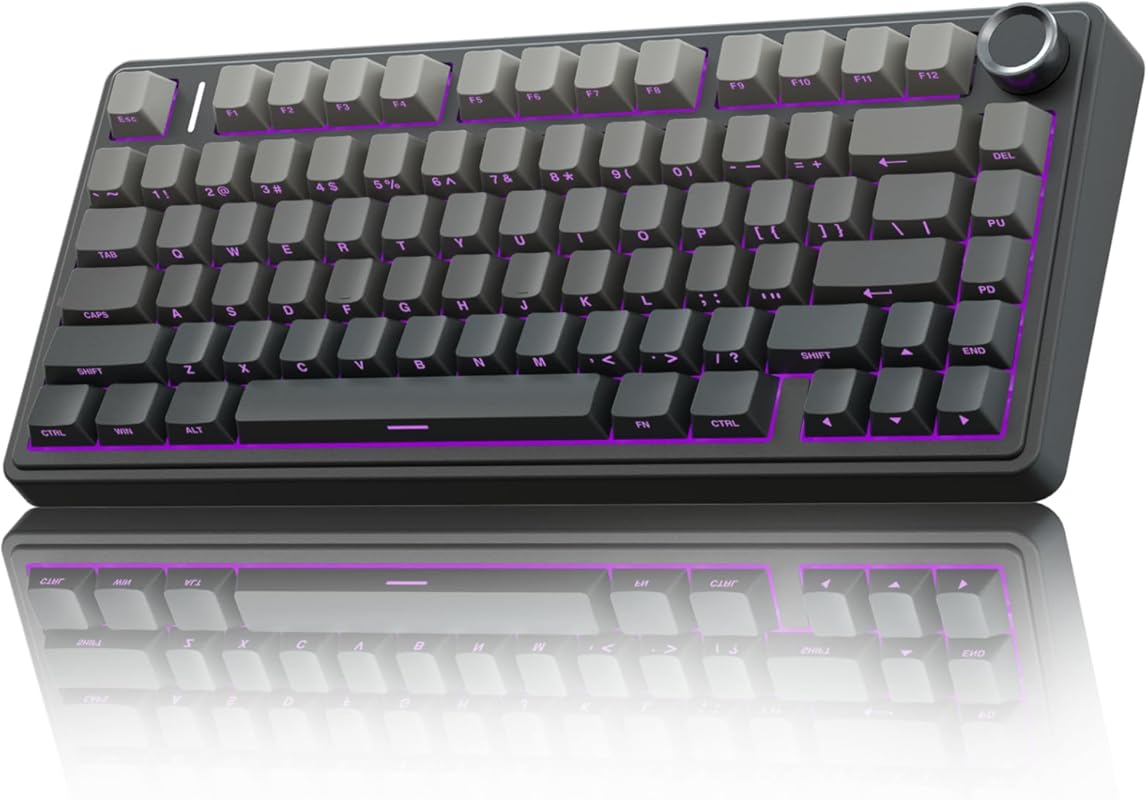 AULA F75 Pro 75% Hot-Swappable Mechanical Keyboard, RGB Backlit with K