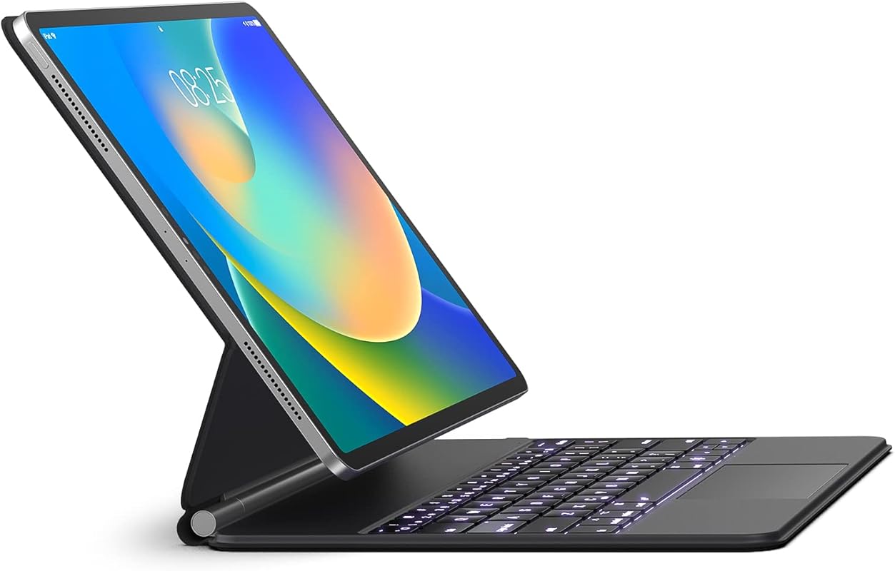 Magic-Style Magnetic Keyboard for iPad Air 13-inch & iPad Pro 12.9-inc