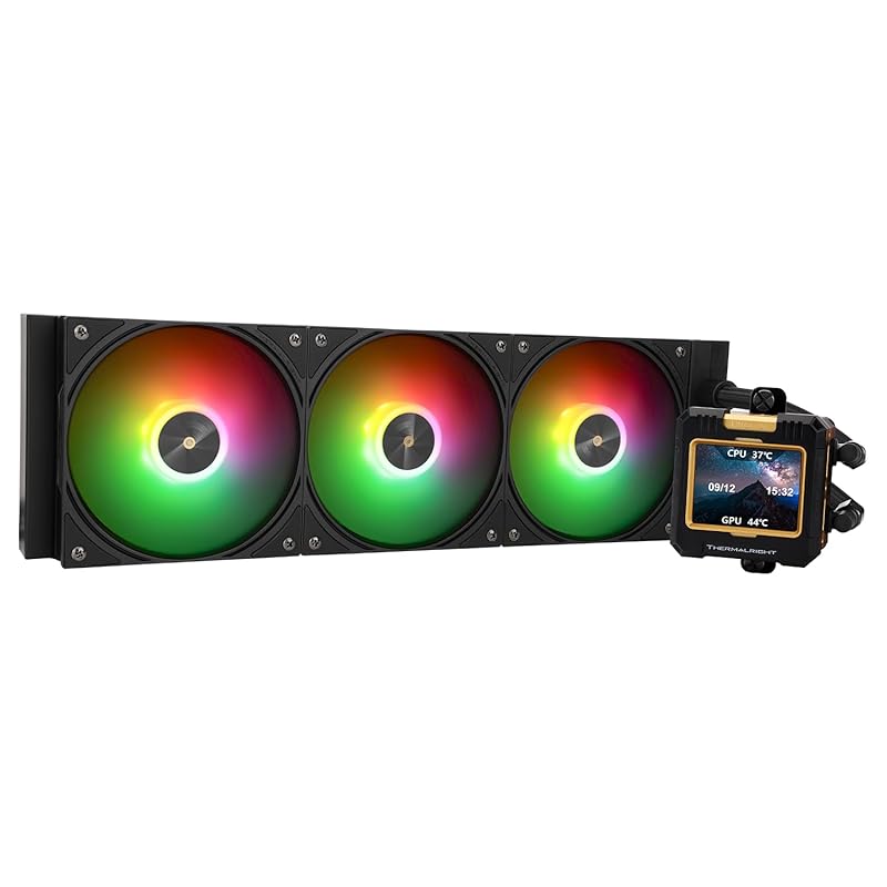 Thermalright FW360 Black ARGB CPU AIO Cooler with 360mm Radiator & IPS