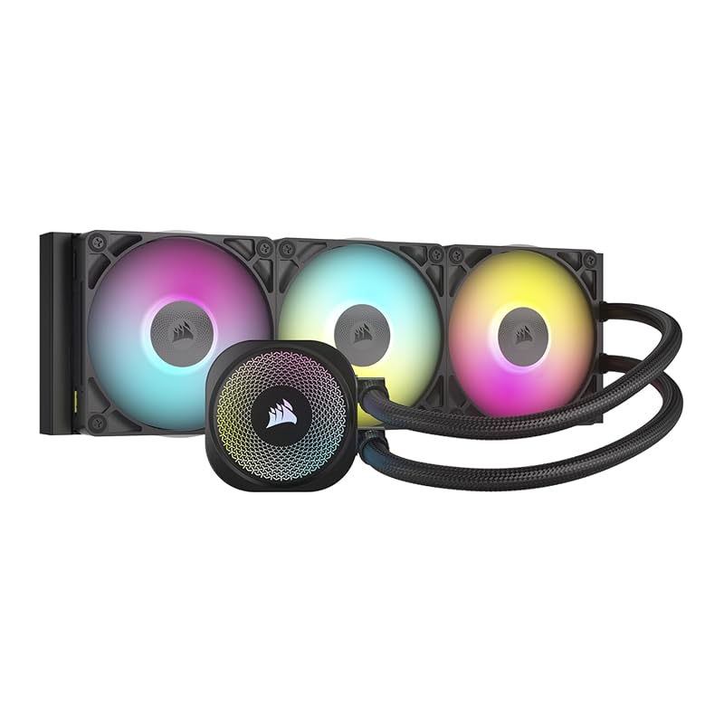 CORSAIR iCUE Link Titan 360 RX RGB Liquid CPU Cooler with 360mm AIO, F