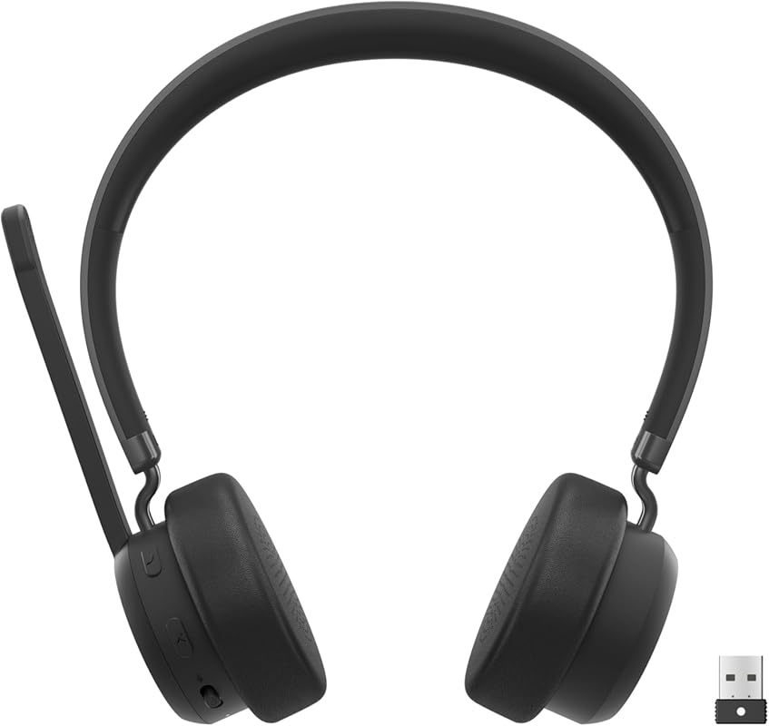 Lenovo Wireless VoIP Headset with Teams Certification, Bluetooth 5.3 M
