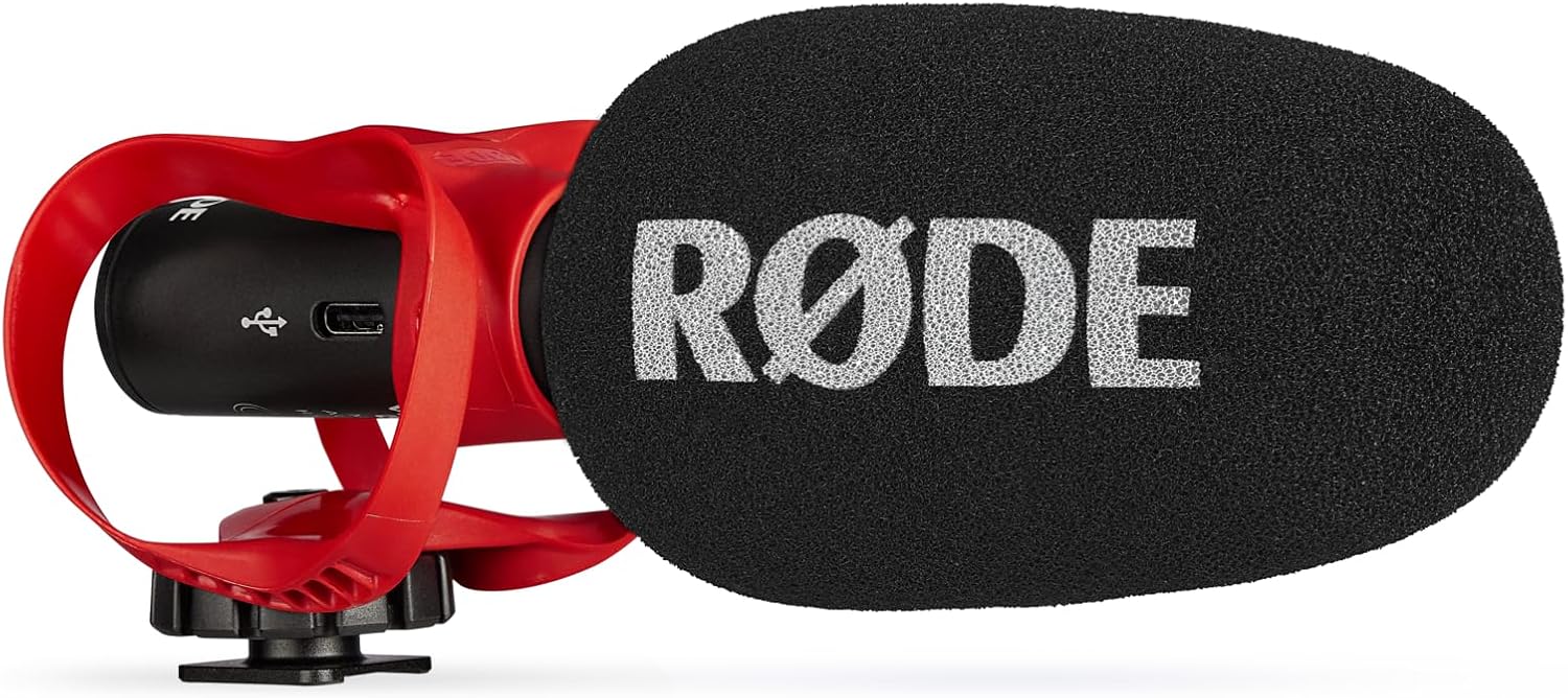 RØDE VideoMic GO II Helix Compact Shotgun Mic with Dual 3.5mm and USB
