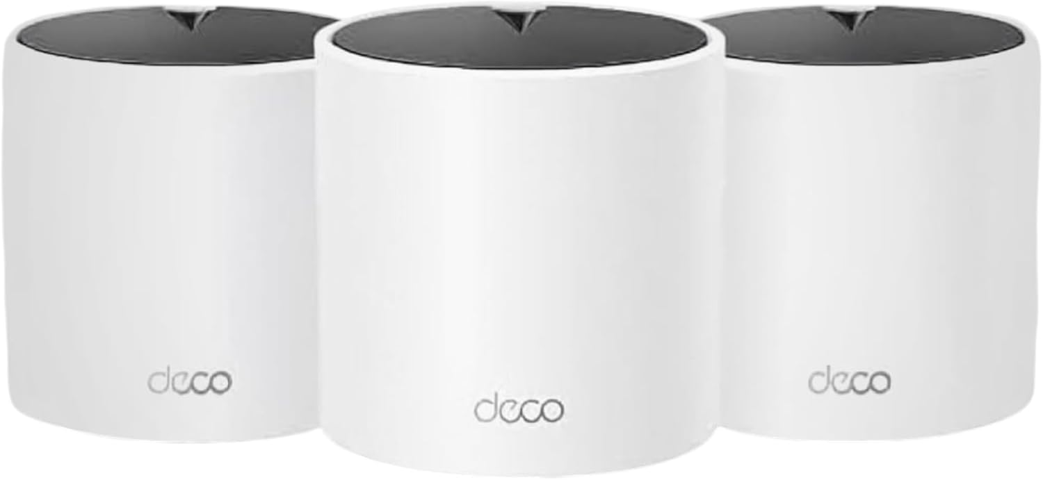 TP-Link Deco X15 WiFi 6 Mesh: 5600 Sq.Ft, AX1500 dual-band, 2 gigabit 