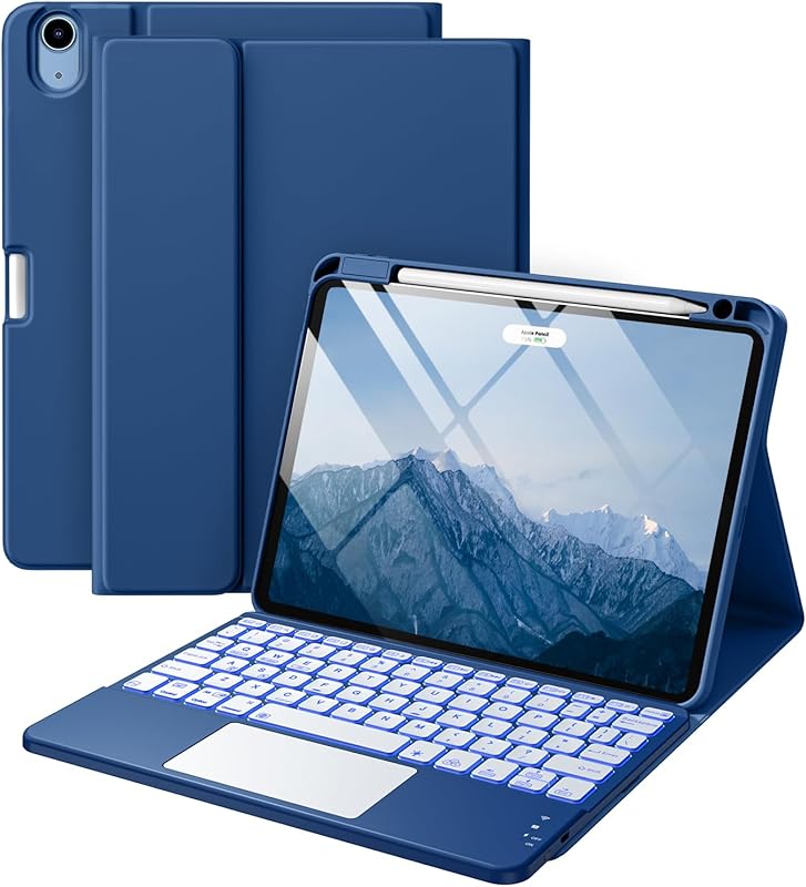 Harvopu Keyboard for iPad Air 11-inch (M4/M3/M2, 5th/4th) with multi-t