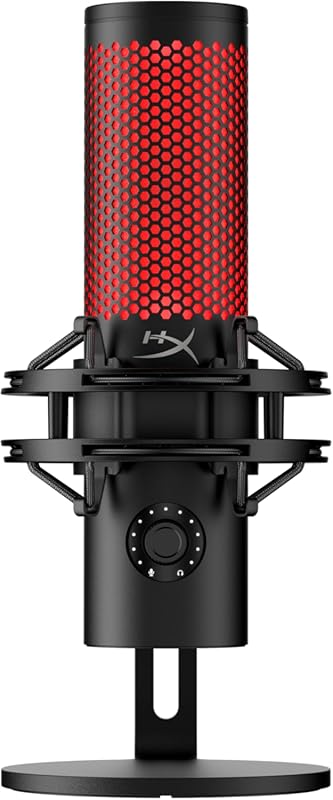 HyperX QuadCast 2 RGB On-Board Controls Removable Shock Mount Gaming S
