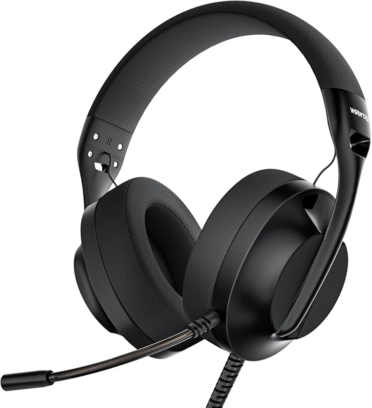 S30 Wired Gaming Headset: 198g lightweight, noise cancelling mic, soft