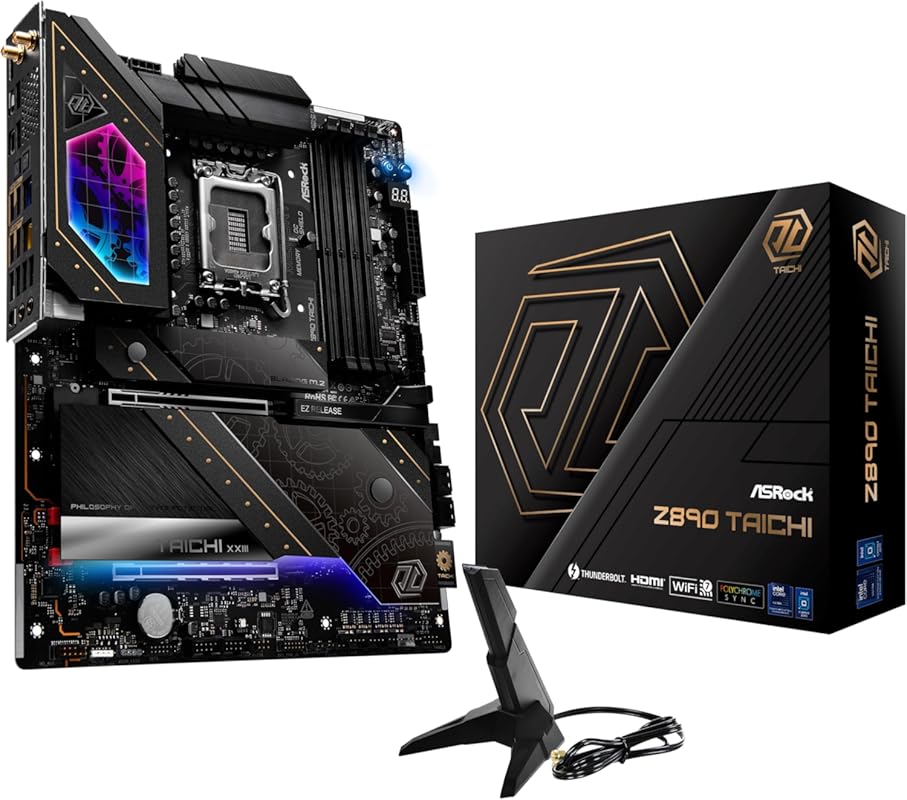 ASRock Z890 Taichi LGA1851 ATX Motherboard Intel Core Ultra DDR5 9600M