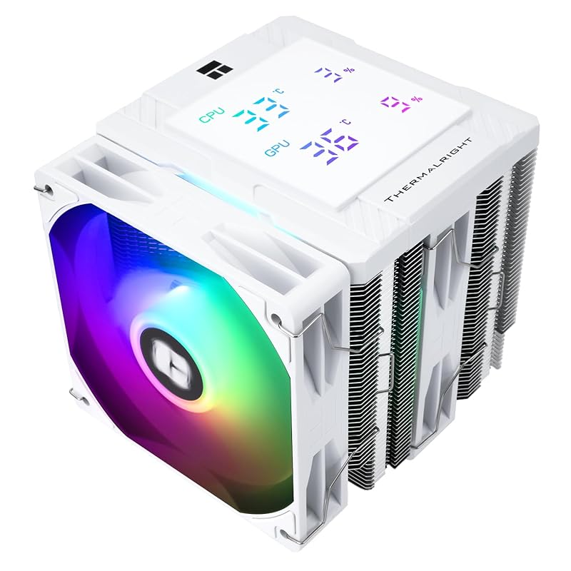Thermalright Peerless Assassin 120 Digital ARGB White CPU Cooler, Dual