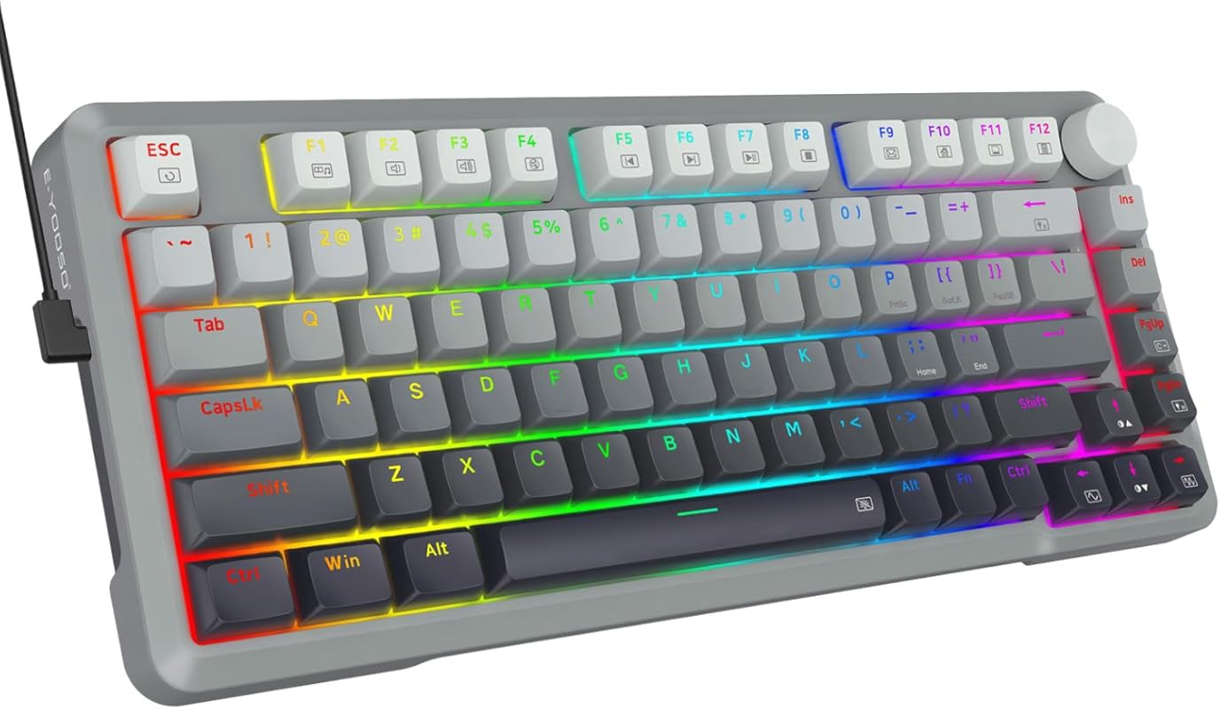 RK ROYAL KLUDGE C87 HE Rapid Trigger Gaming Keyboard
