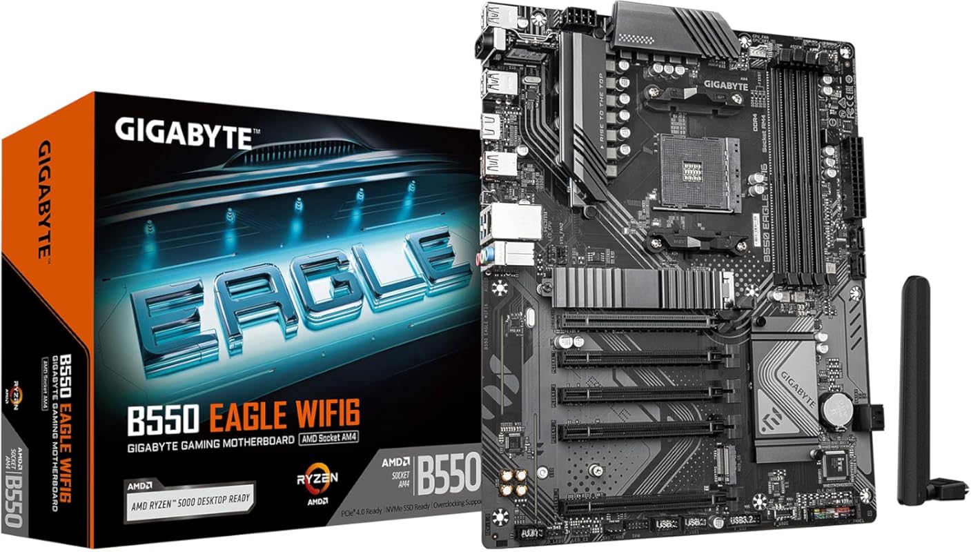GIGABYTE B550 Eagle WIFI6 AM4 ATX Motherboard for Ryzen 5000/4000/3000