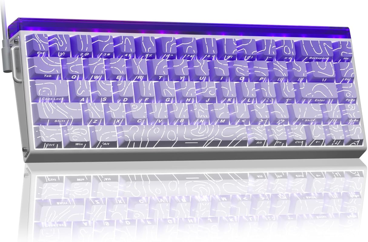 AULA Hero 68 HE 60% Gaming Keyboard: Hall Effect Switches, Adjustable 