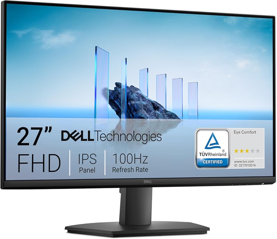 Dell SE2725HM 27-Inch IPS Monitor: Full HD 100Hz, TÜV 3-Star Eye Comfo