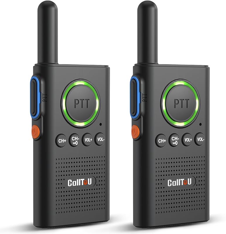 CallToU 2 Way Elderly Intercom with 3300FT Range, Rechargeable 1000mAh