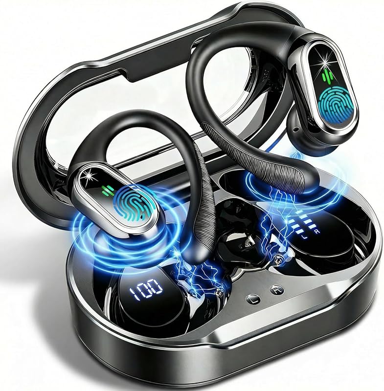 2026 Wireless Sport Earbuds with 50hr Battery, Bluetooth 5.4, ENC, IP7