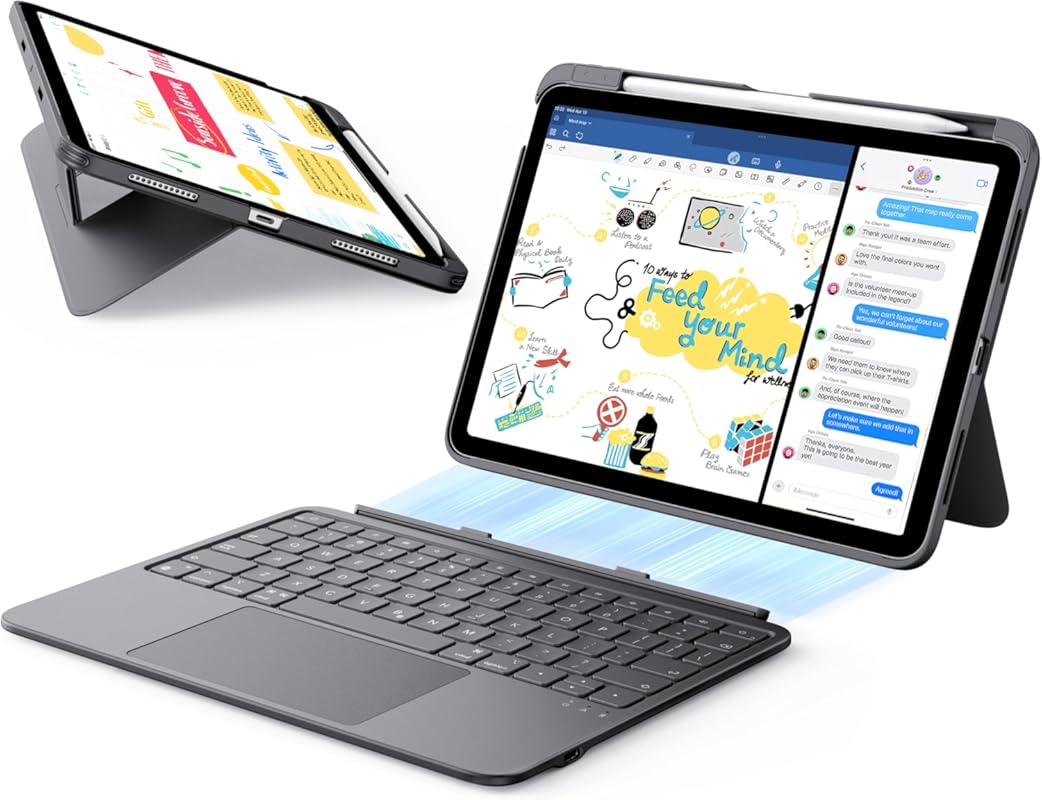 ESR Flex Keyboard Case for iPad Air 11-inch, magnetic detachable ultra