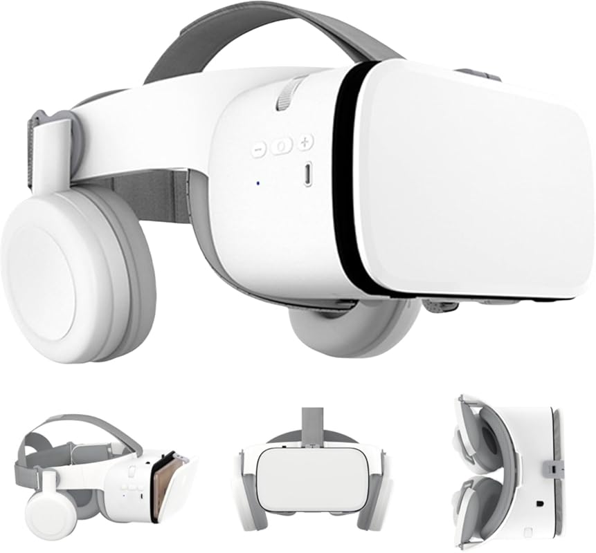 Bluetooth VR Headset for Phone, Enables 3D Games and Movies for Adults