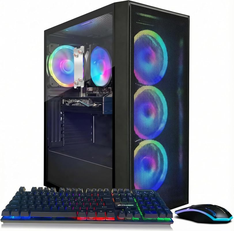 STGAubron Gaming PC: Ryzen 7 5700G, RTX 3050 6GB, 16GB DDR4, 1TB SSD,