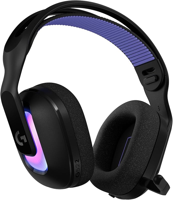 Logitech G522 Tri-Connect Wireless Gaming Headset with Lightspeed, Blu