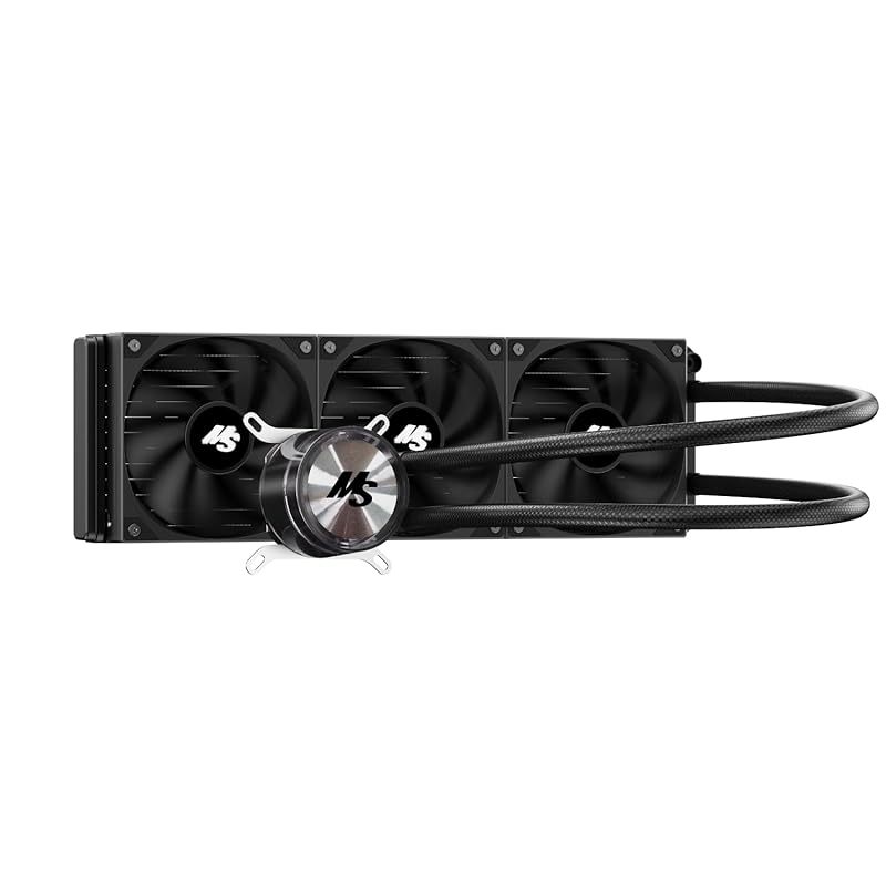 Minorsonic 360mm AIO Liquid CPU Cooler with Low-Noise, 3x120mm PWM Fan