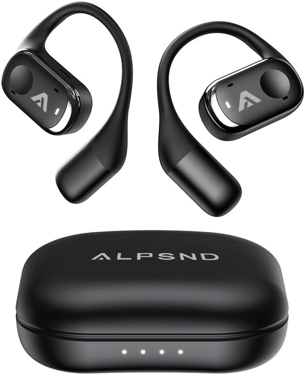 Joy Open-Ear Bluetooth 5.4 Earbuds: Sports EarHook Fit, ENC Calls, HD
