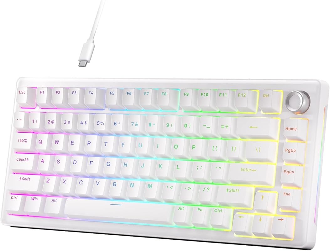 DIERYA DK81E 75% Mechanical Gaming Keyboard with hot-swappable linear