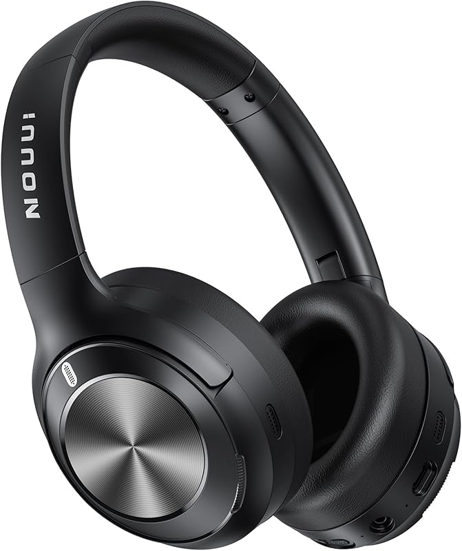 Hybrid ANC Bluetooth Headphones: 70H Playtime, Hi-Res Audio, Deep Bass