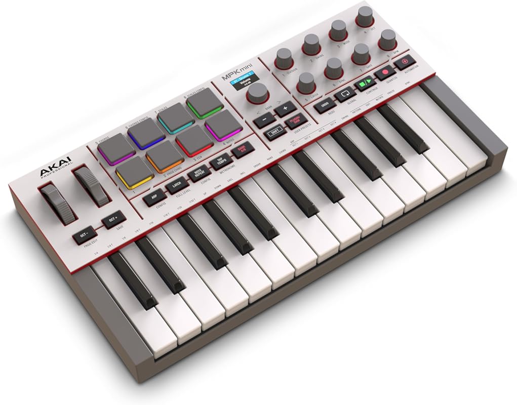Akai Professional MPK Mini IV USB-C MIDI Keyboard Controller for Begin